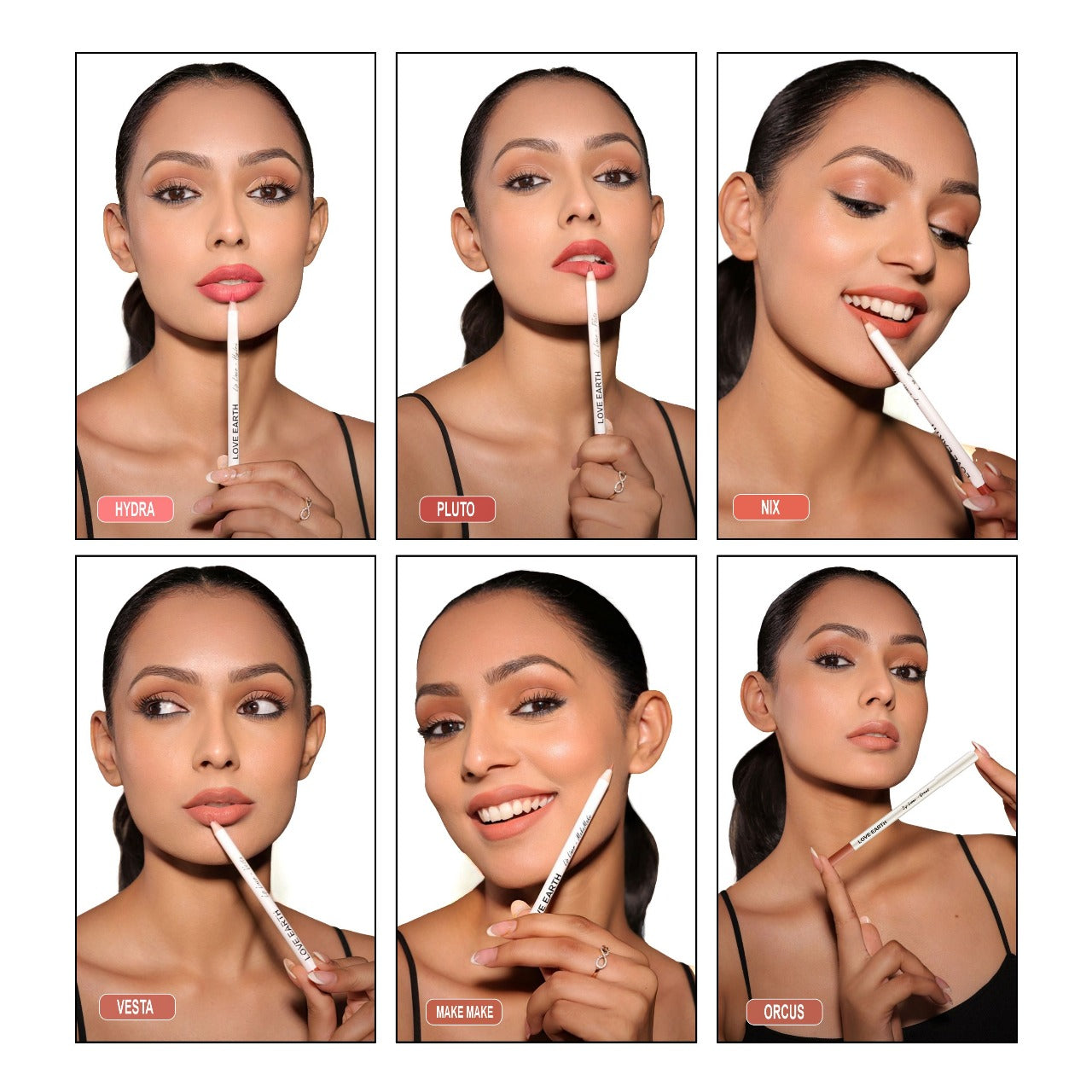 LOVE EARTH EVERYDAY LIP LINER PACK OF 6