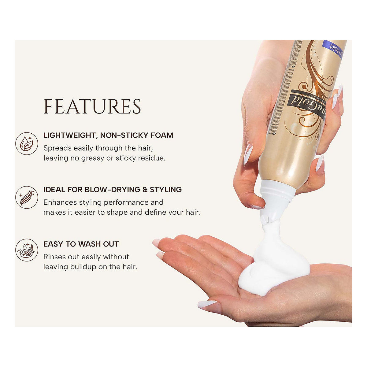 BERINA MEGA HOLD MOUSSE 300ML