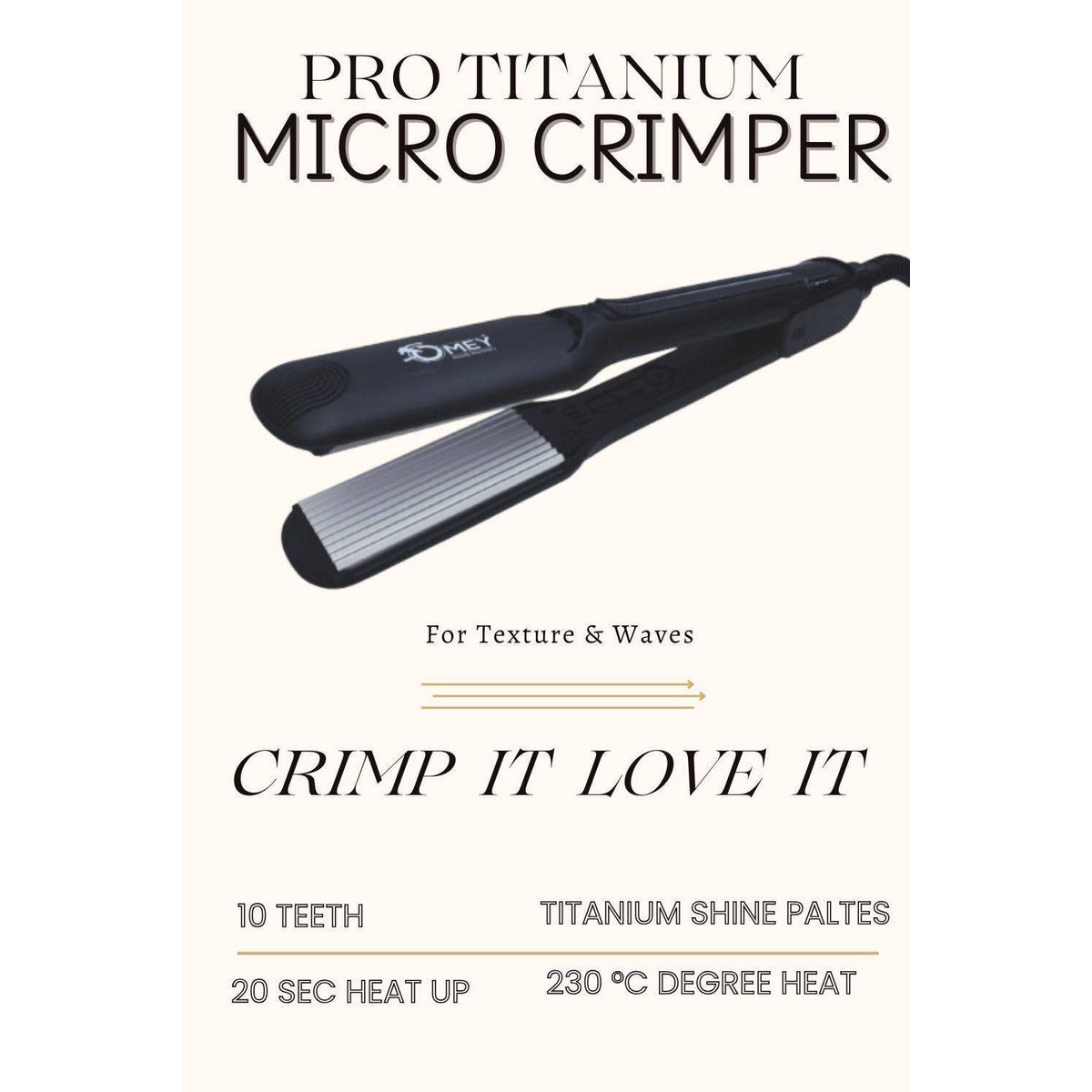 OMEY MIRROR TITANIUM MICRO CRIMPER OM-402