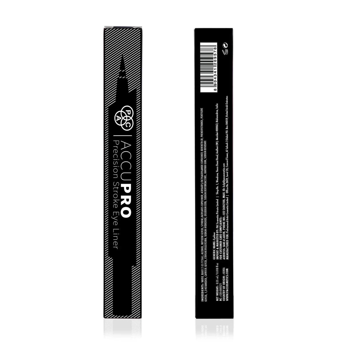 PAC ACCUPRO BLACK EYELINER 0.55ML