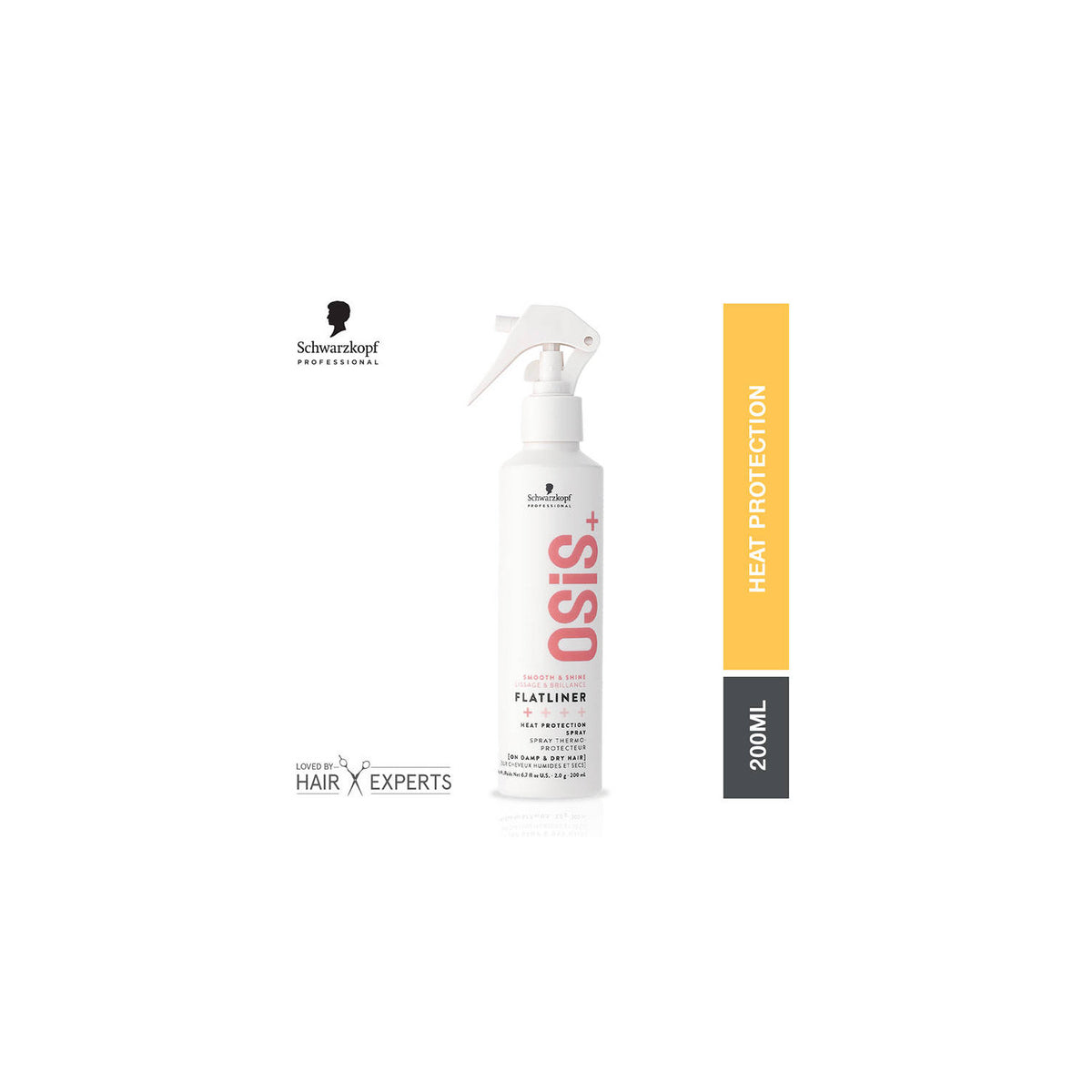 SCHWARZKOPF PROFESSIONAL OSIS+ FLATLINER HEAT PROTECTION SPRAY 200ML
