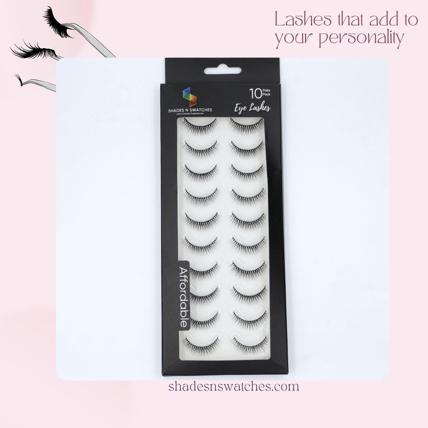 SNS 10 PAIRS LASHES NO 35 #all