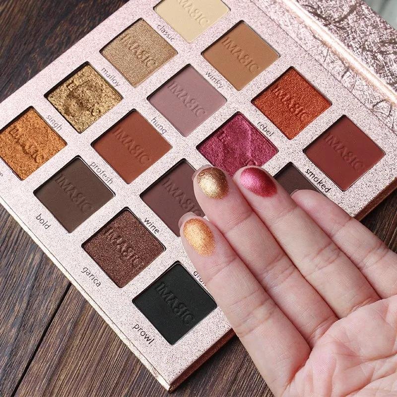 IMAGIC 16 COLOUR EYESHADOW PALETTE BRONZE #all