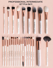 Beautilicious Essential Glam Starter Kit (27 Pcs Set)(EYE BRUSH 16 PC + FACE BRUSH 11 PC) #all