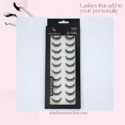 SNS 10 PAIRS LASHES NO 36 #all