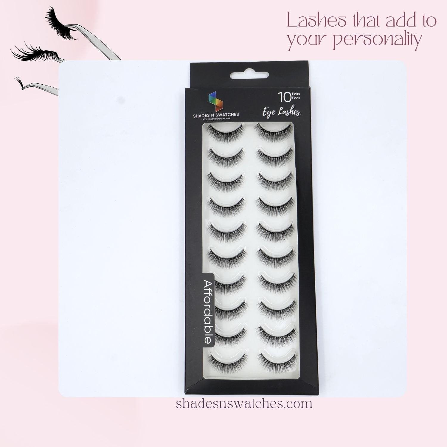 SNS 10 PAIRS LASHES NO 33 #all
