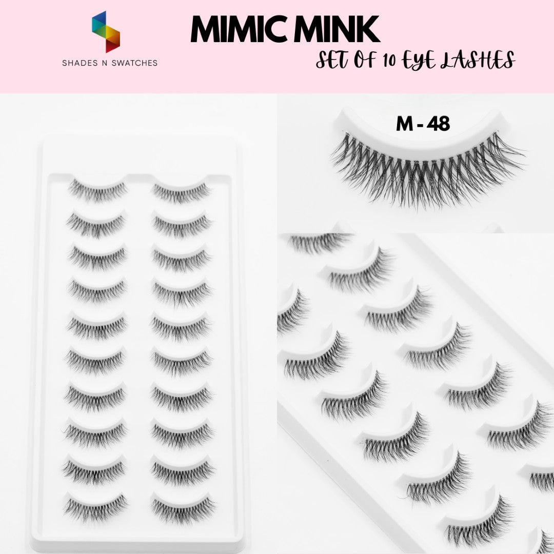 SNS 10 PAIRS LASHES PREMIUM (MIMIC MINK)