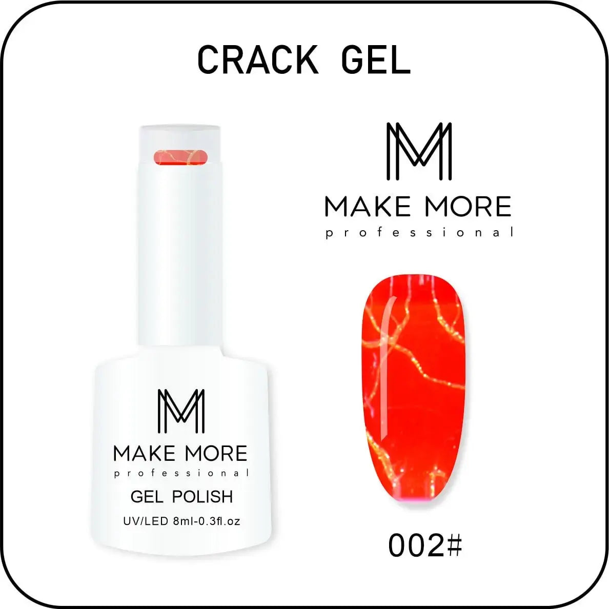 MAKE MORE NAIL CRACK GEL 8 ML