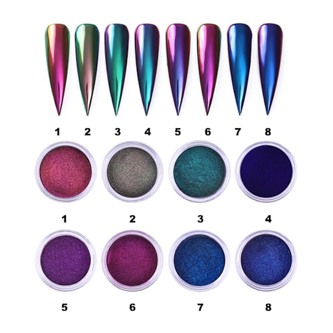 BORN PRETTY DARK CHROME POWDER 0.5GM
