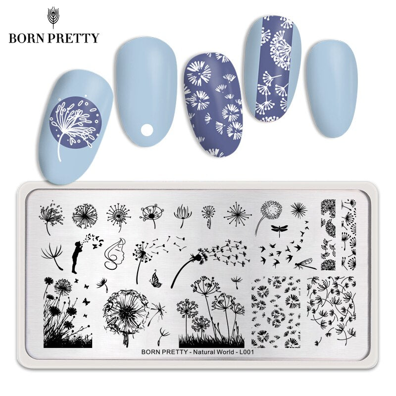 BORN PRETTY STAMPING PLATE 1PC