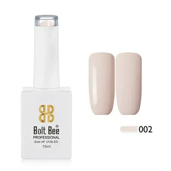 BOLT BEE GEL NAIL POLISH PASTEL SERIES 15ML NUDES