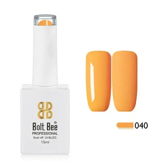 BOLT BEE GEL NAIL POLISH PASTEL SERIES 15ML PEACH NUDES