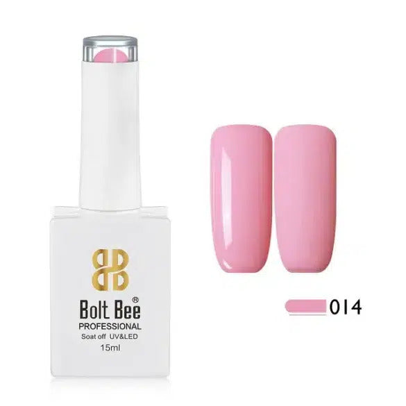 BOLT BEE GEL NAIL POLISH PASTEL SERIES 15ML PINKS