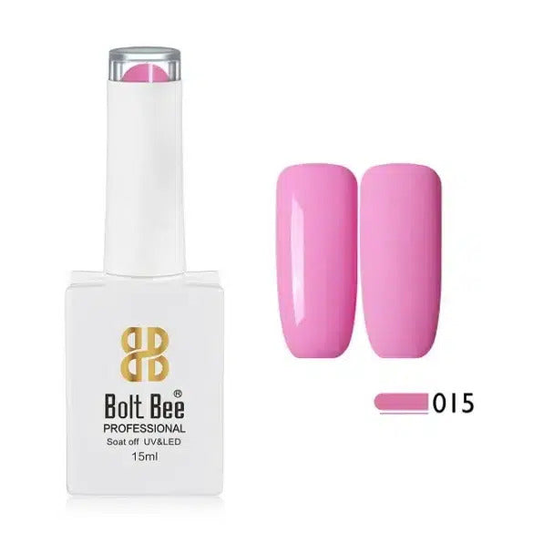 BOLT BEE GEL NAIL POLISH PASTEL SERIES 15ML PINKS