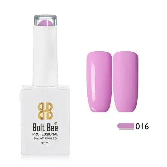 BOLT BEE GEL NAIL POLISH PASTEL SERIES 15ML PINKS
