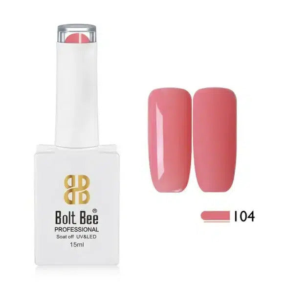 BOLT BEE GEL NAIL POLISH PASTEL SERIES 15ML PINKS