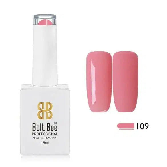 BOLT BEE GEL NAIL POLISH PASTEL SERIES 15ML PINKS
