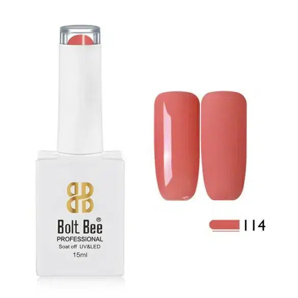 BOLT BEE GEL NAIL POLISH PASTEL SERIES 15ML PINKS