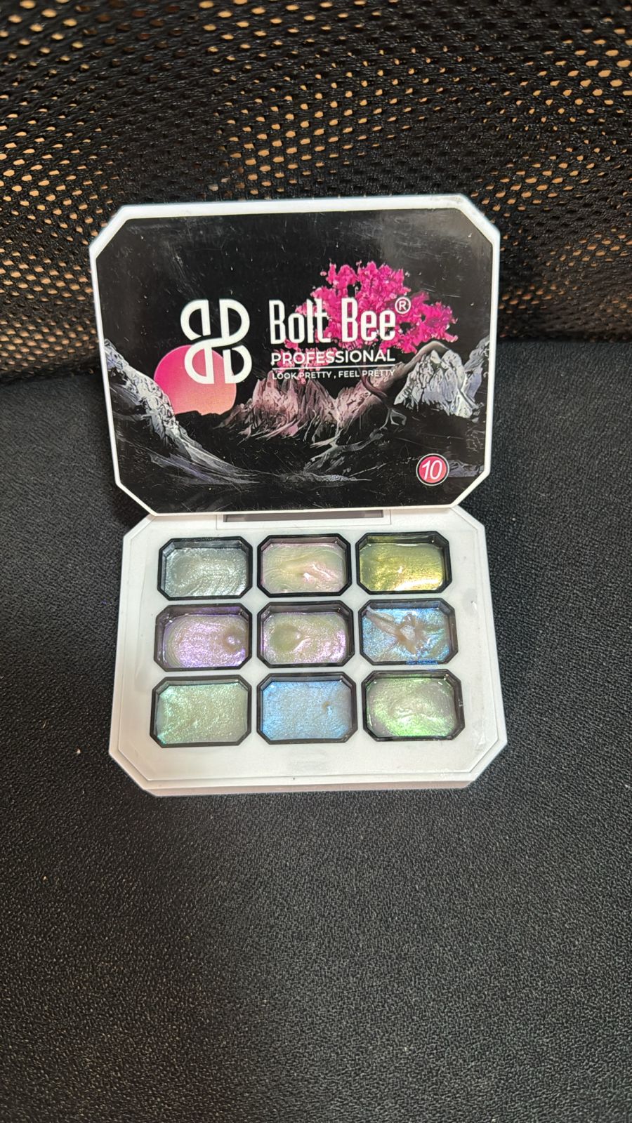BOLT BEE 9COLOUR PAINTING GEL GLITTER SET