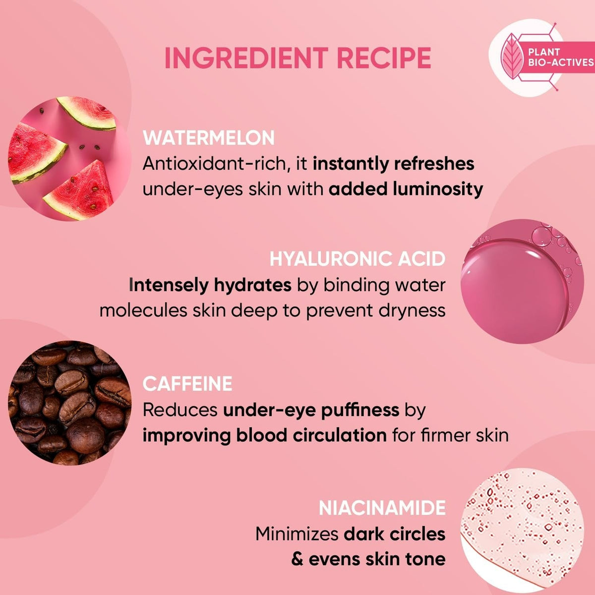 DOT & KEY WATERMELON COOLING HYDROGEL 60 EYE PATCHES WITH HYLURONIC & NIACINAMIDE