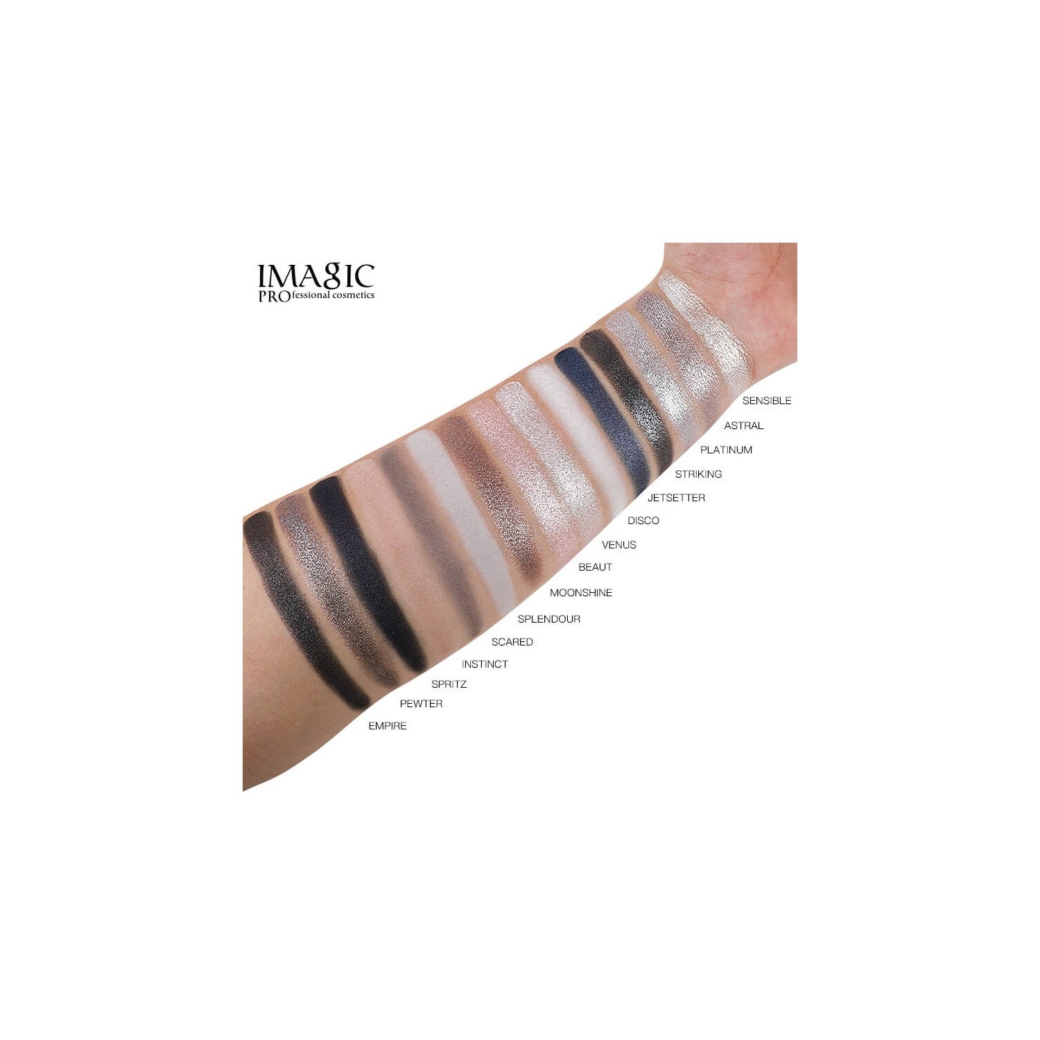 IMAGIC 15 COLOUR EYESHADOW PALETTE -AURORA EY-362