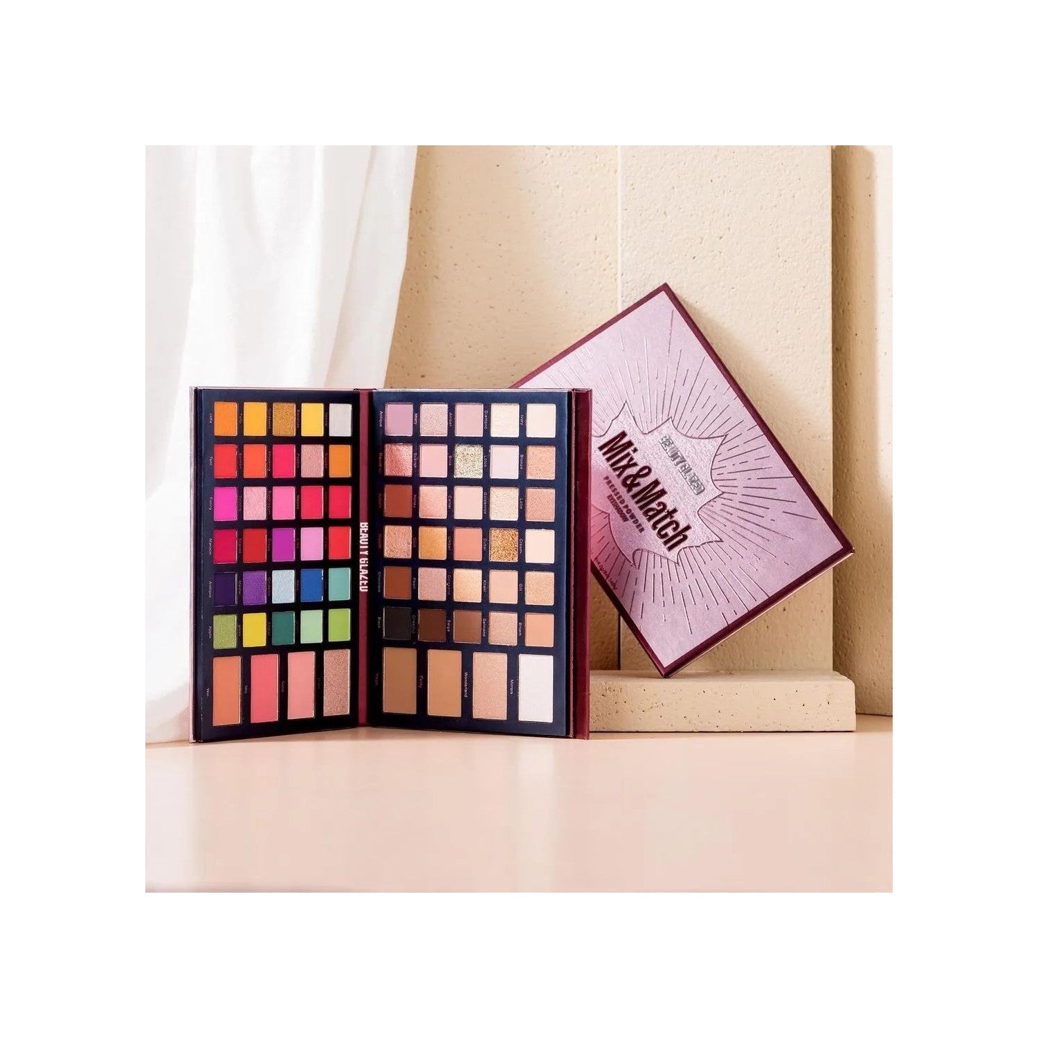 Beauty Glazed Mix Match 68 Colors Eye shadow Palette