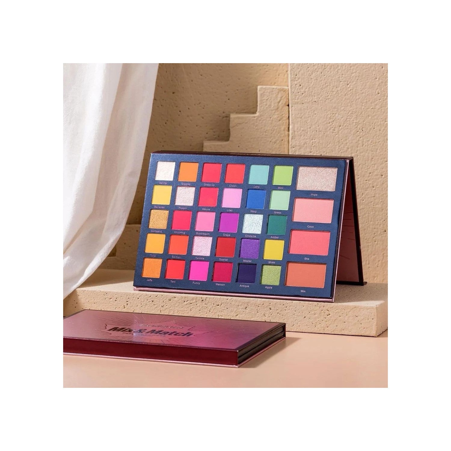Beauty Glazed Mix Match 68 Colors Eye shadow Palette