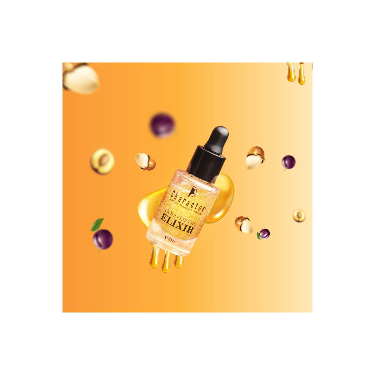 CHARACTER GOLD LIP OIL ELIXER 10ML LOE001