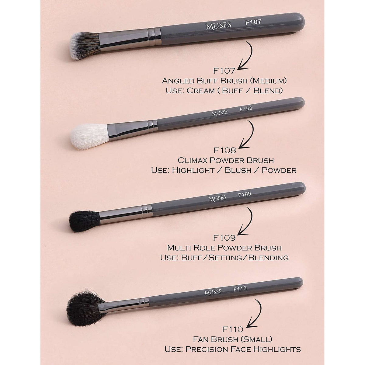 Beautilicious MUSES BRUSH SET OF 31PCS