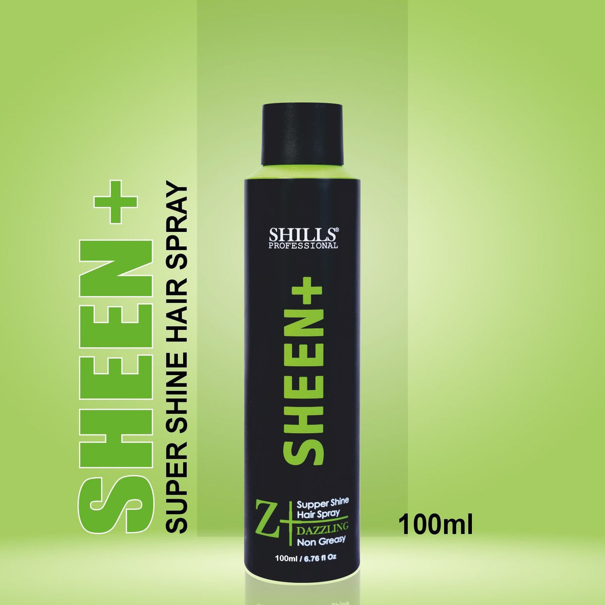 SHILLS PROFESSIONAL SHEEN+ SUPER SHINE HAIR SPRAY NON GREASY 100ML