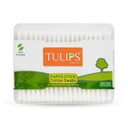 TULIPS COTTON PAPER STICK SWABS 100 STEMS #all