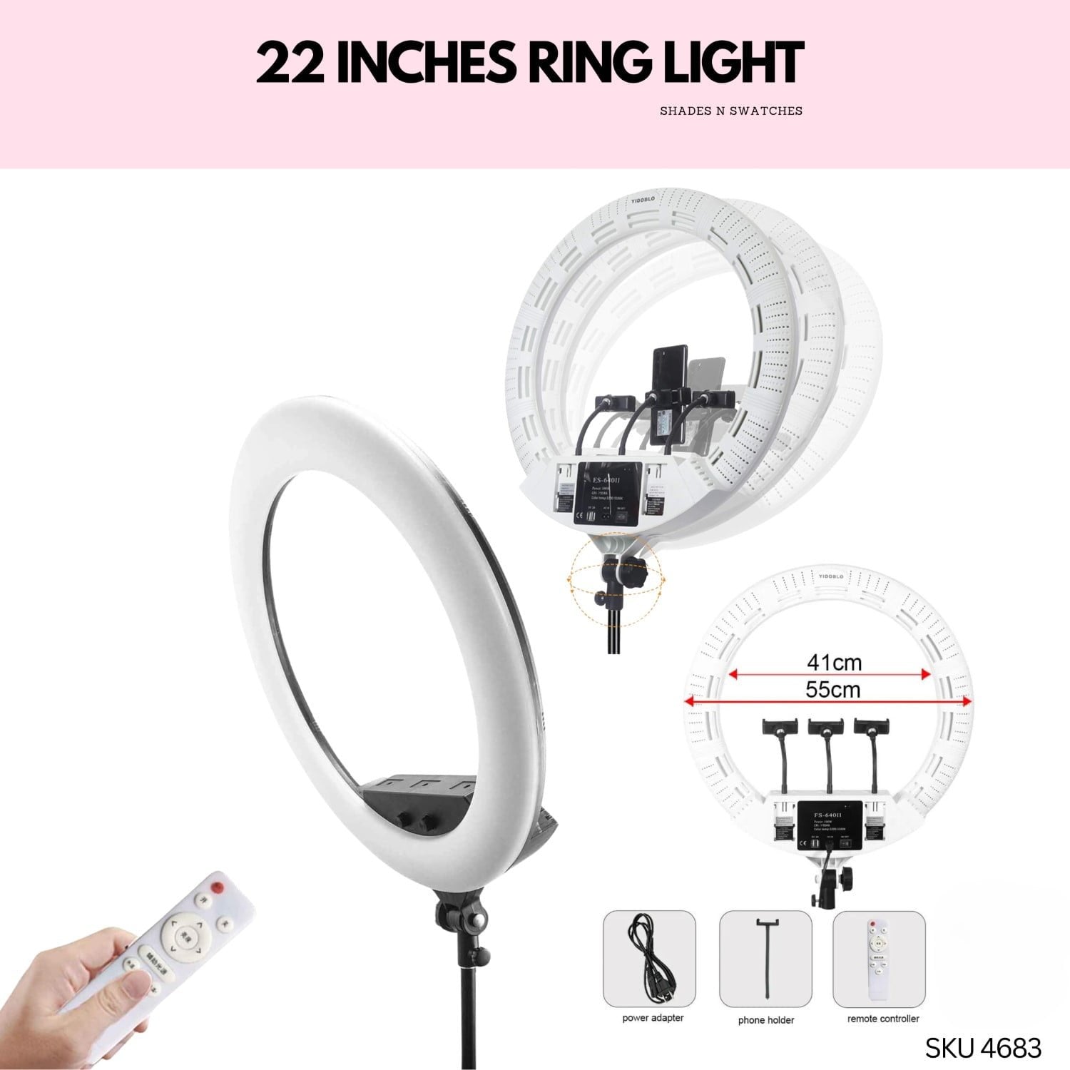 22 inches HEAVY ring light #all