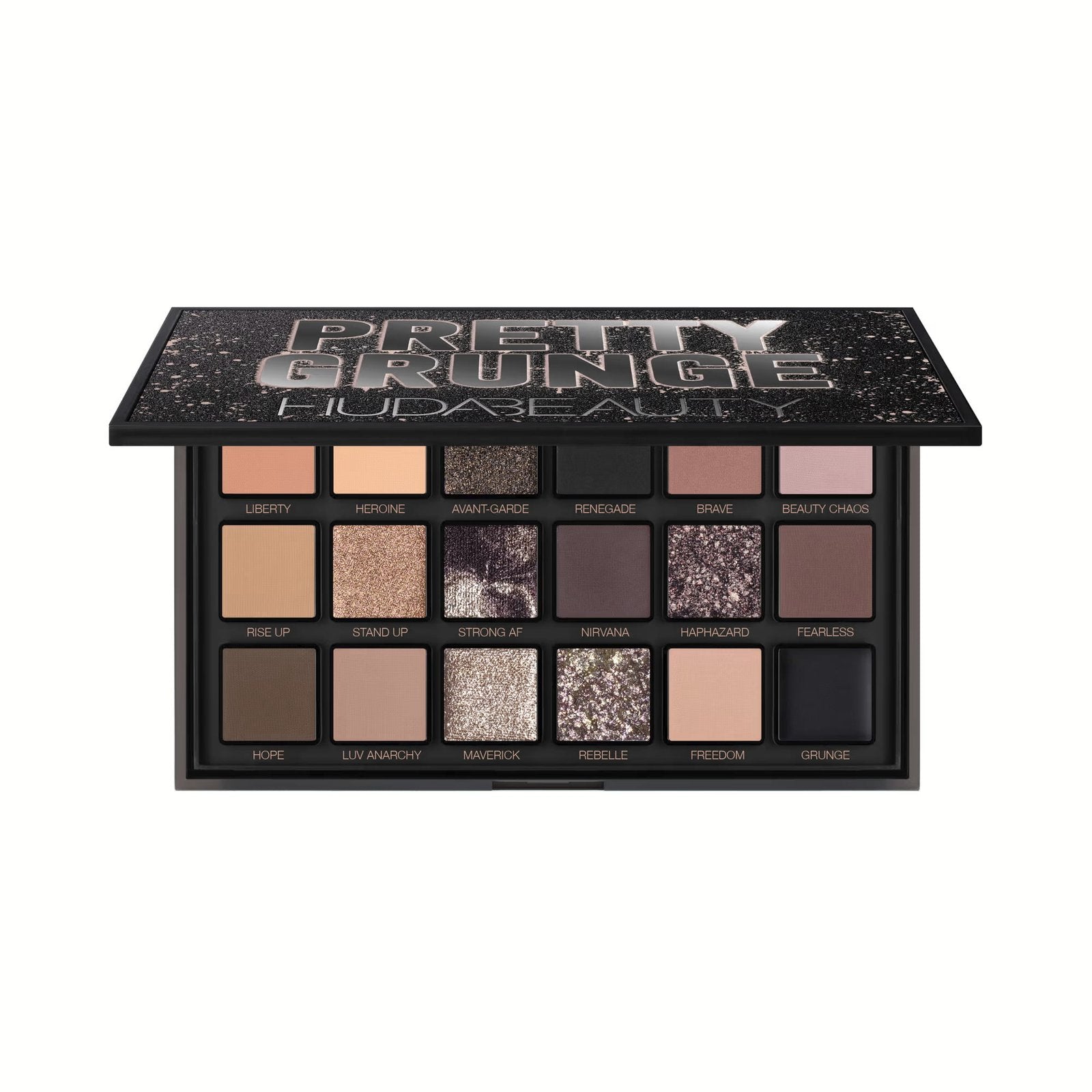 HUDA BEAUTY PRETTY GRUNGE EYESHADOW PALETTE 16 8 #all