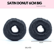 SATIN DONUT 6 CMS BIG SET OF 2 PCS #all