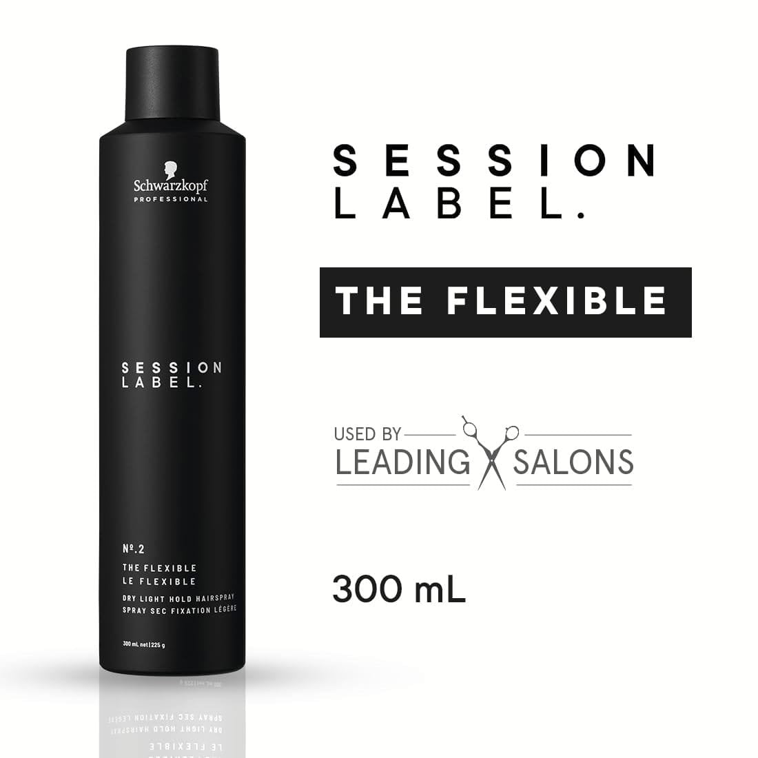 SCHWARZKOPF OSiS+ Session Label 02 THE FLEXIBLE DRY LIGHT HOLD - 300ml #all