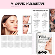 V- SHAPED INVISIBLE TAPE 100 PATCHES #all