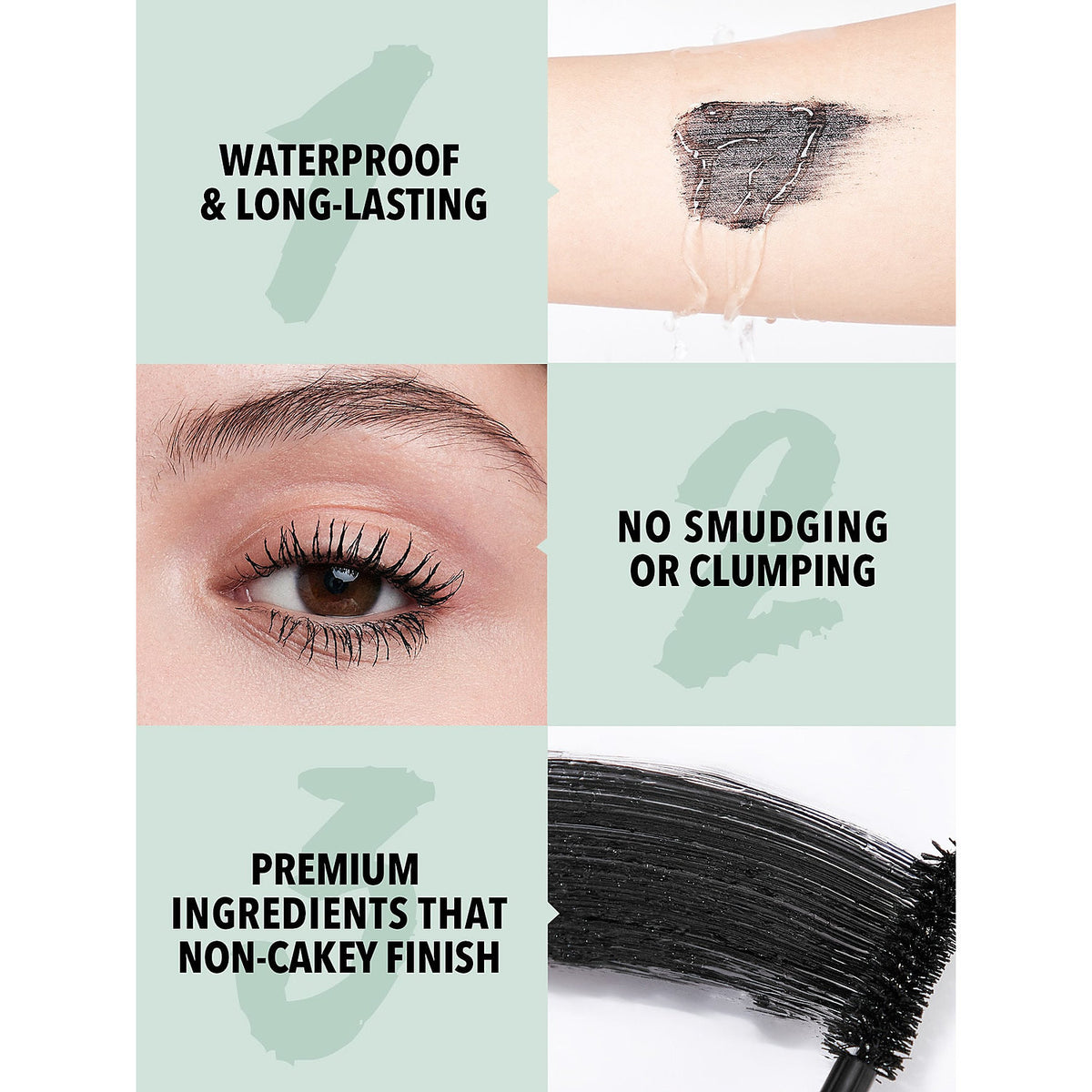 SHEGLAM ALL-IN-ONE VOLUME & LENGTH MASCARA 4G*2 - (WATERPROOF BLACK)