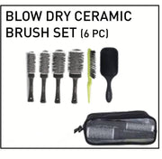 IKONIC BLOWDRY BRUSH SET PACK OF 6 (BLACK) #all