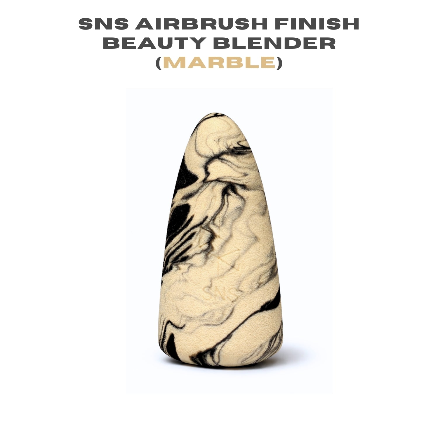 SNS AIRBRUSH FINISH BEAUTY BLENDER (MARBLE)