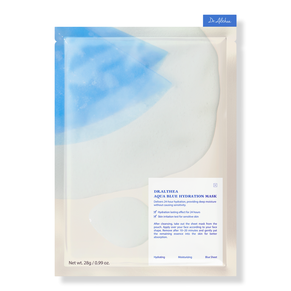 Dr.Althea Aqua Blue Hydration Mask (4 pcs)set