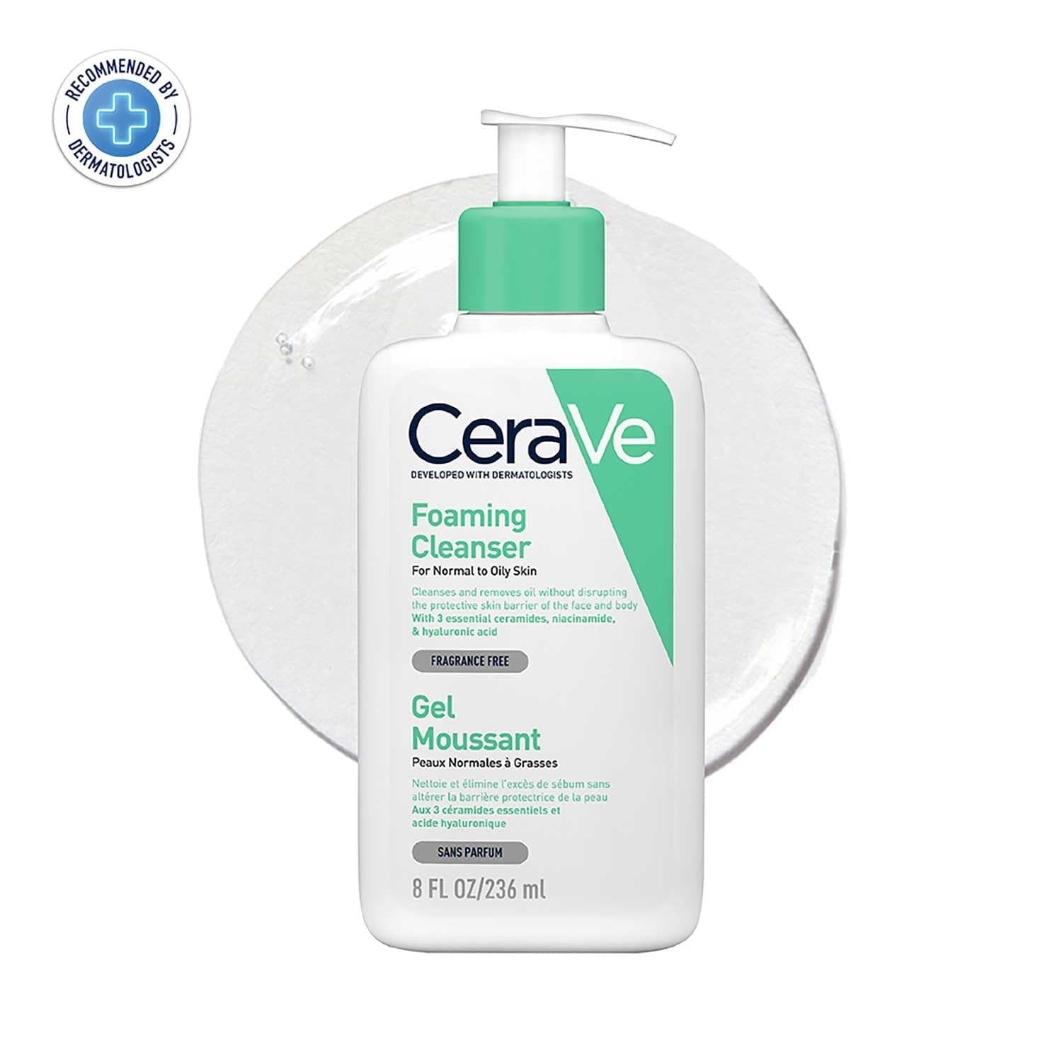 CERAVE FOAMING CLEANSER 236ML #all