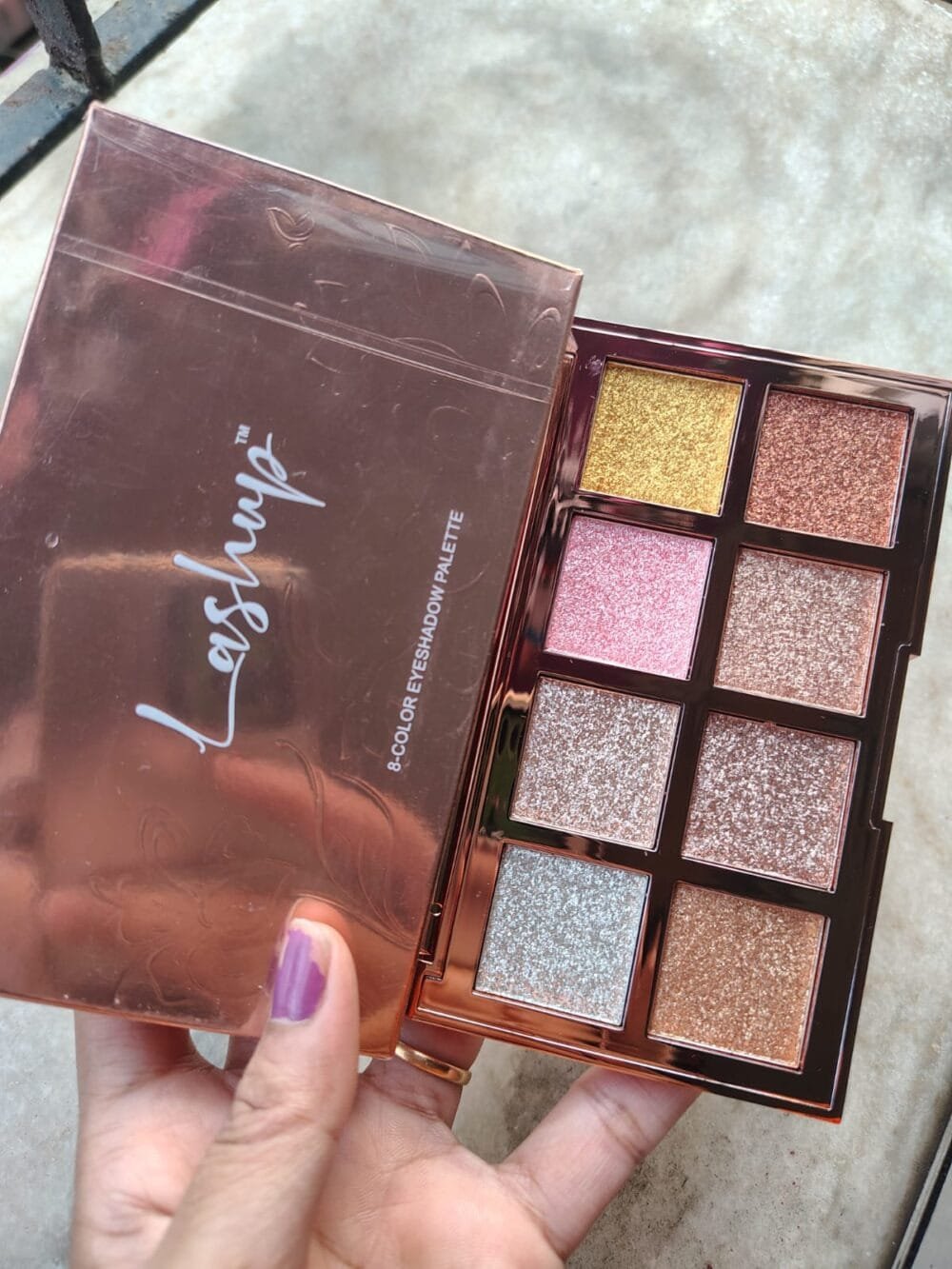 LASHUP 8 COLOUR PRESSED EYESHADOW PALETTE #all