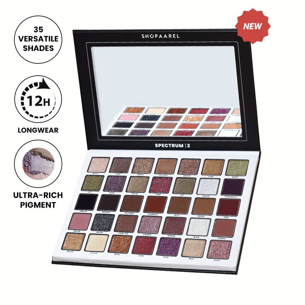 SHOPAAREL EYESHADOW PALETTE SPECTRUM-2 #all