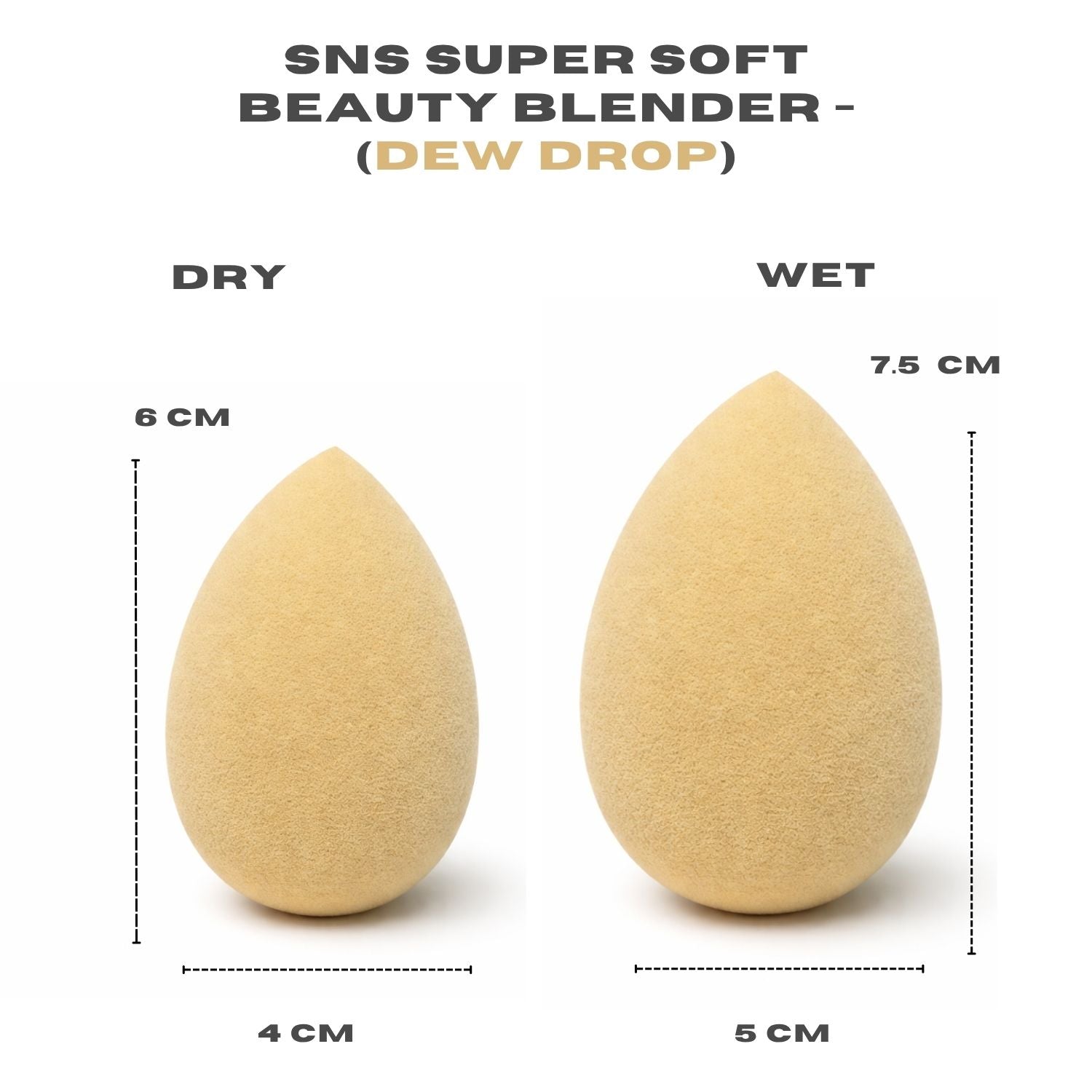 SNS SUPER SOFT BEAUTY BLENDER - DEW DROP