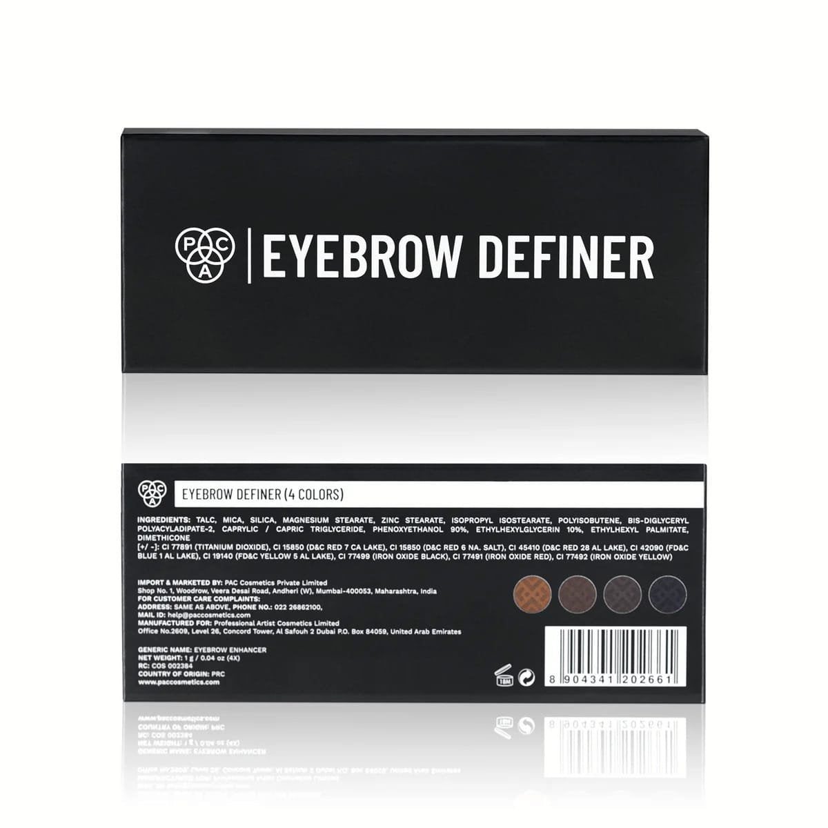PAC Eyebrow Definer 4 Colors