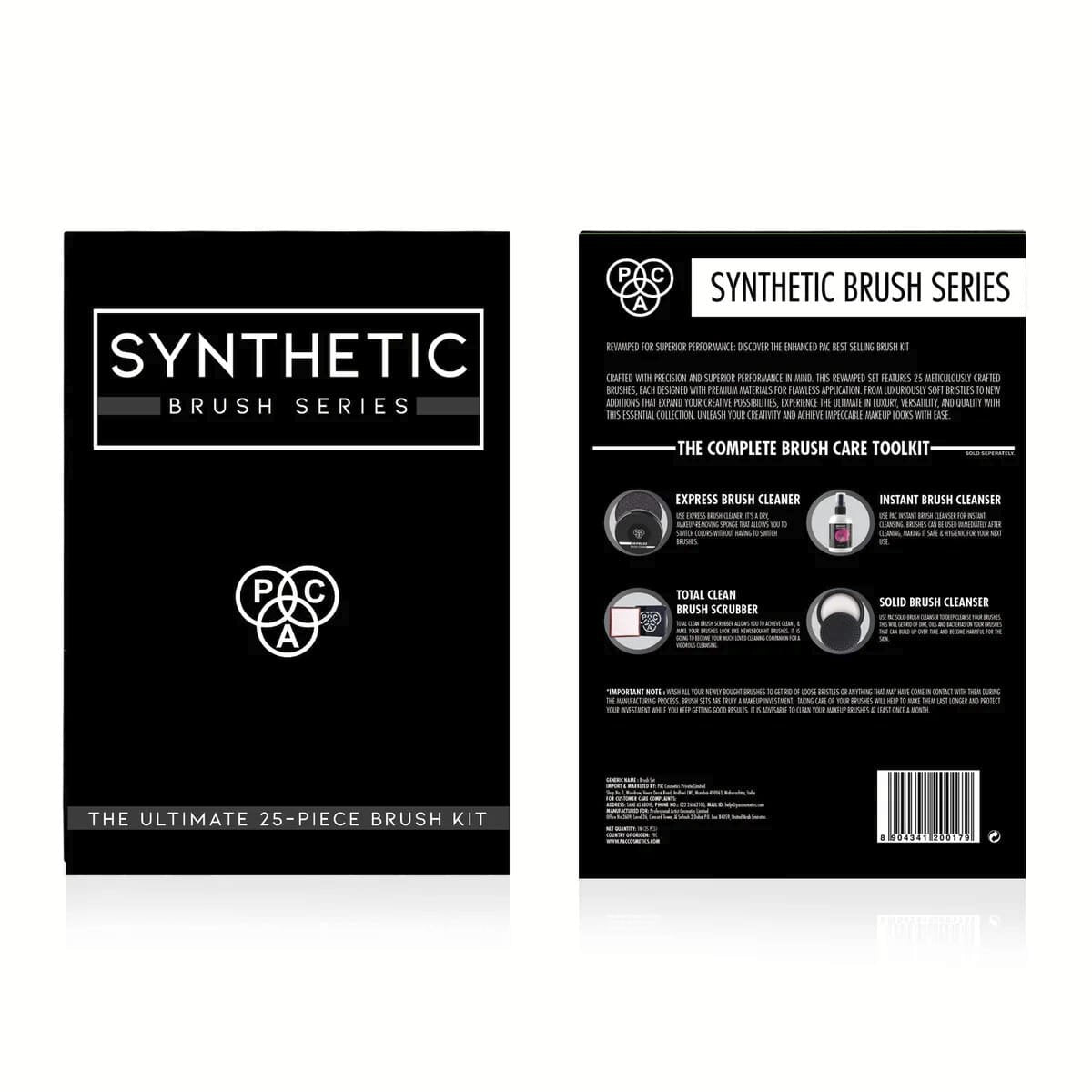PAC Synthetic Series 25 Brushes