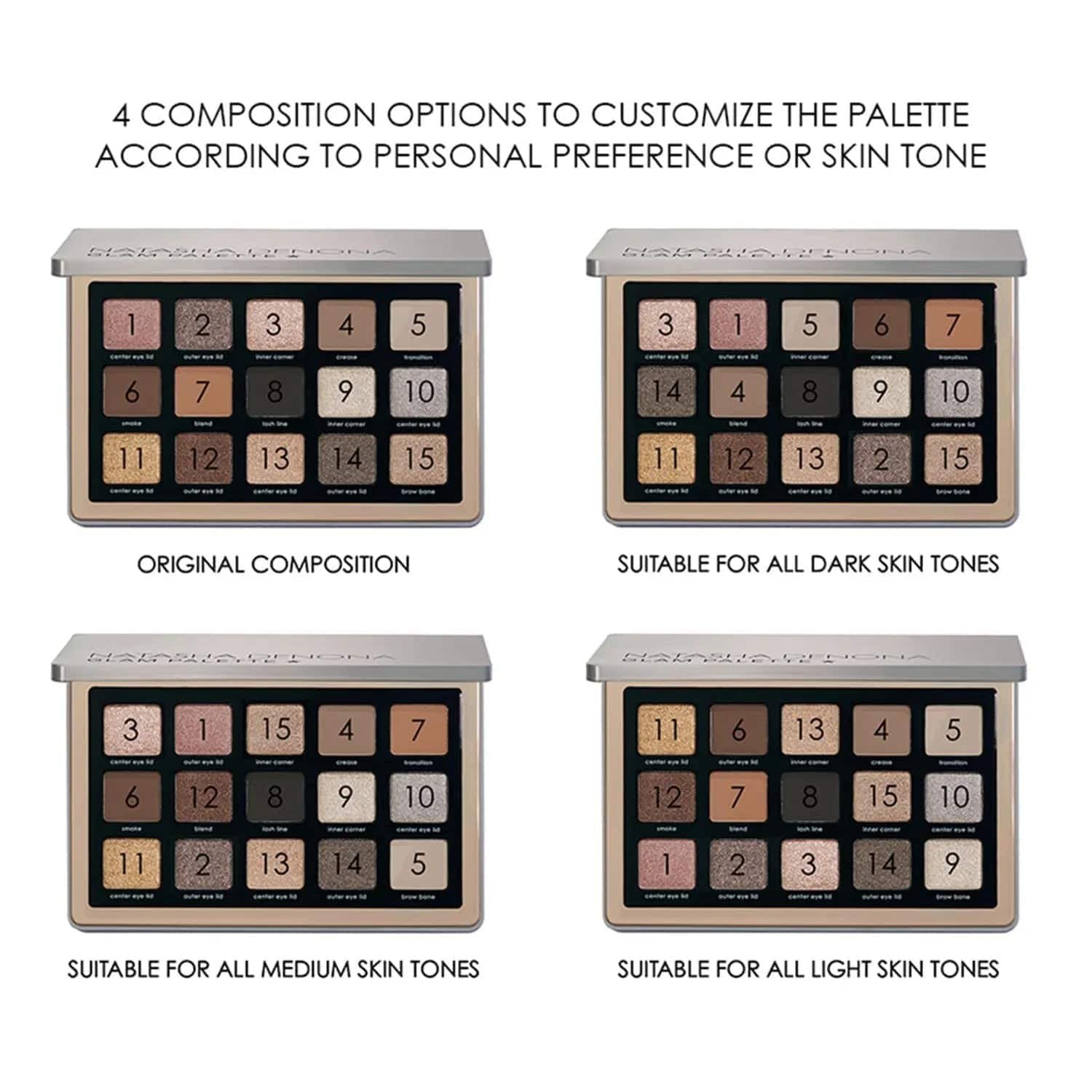 NATASHA DENONA GLAM EYE SHADOW PALETTE 19 25G