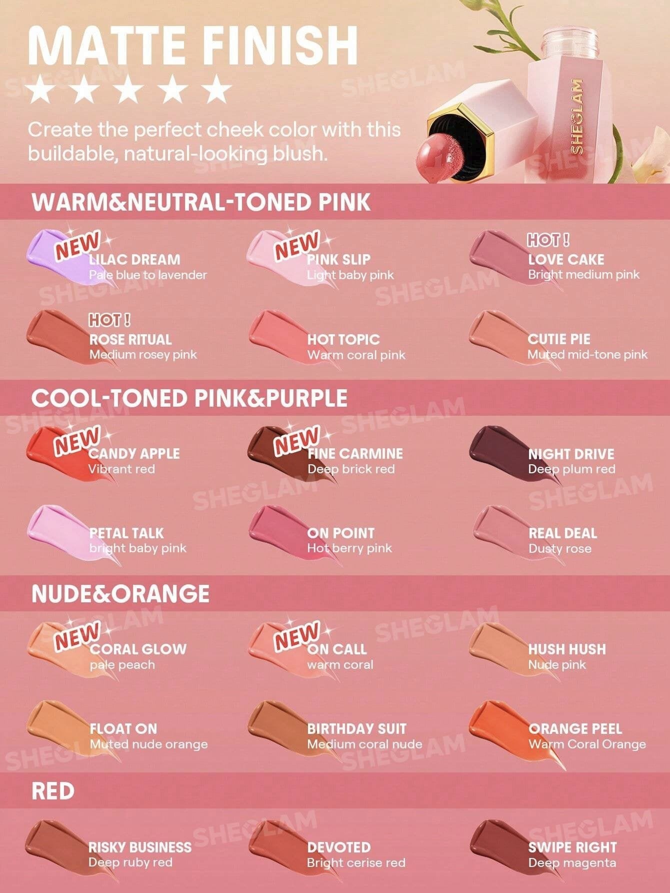 SHEGLAM LIQUID BLUSH 5.2ML