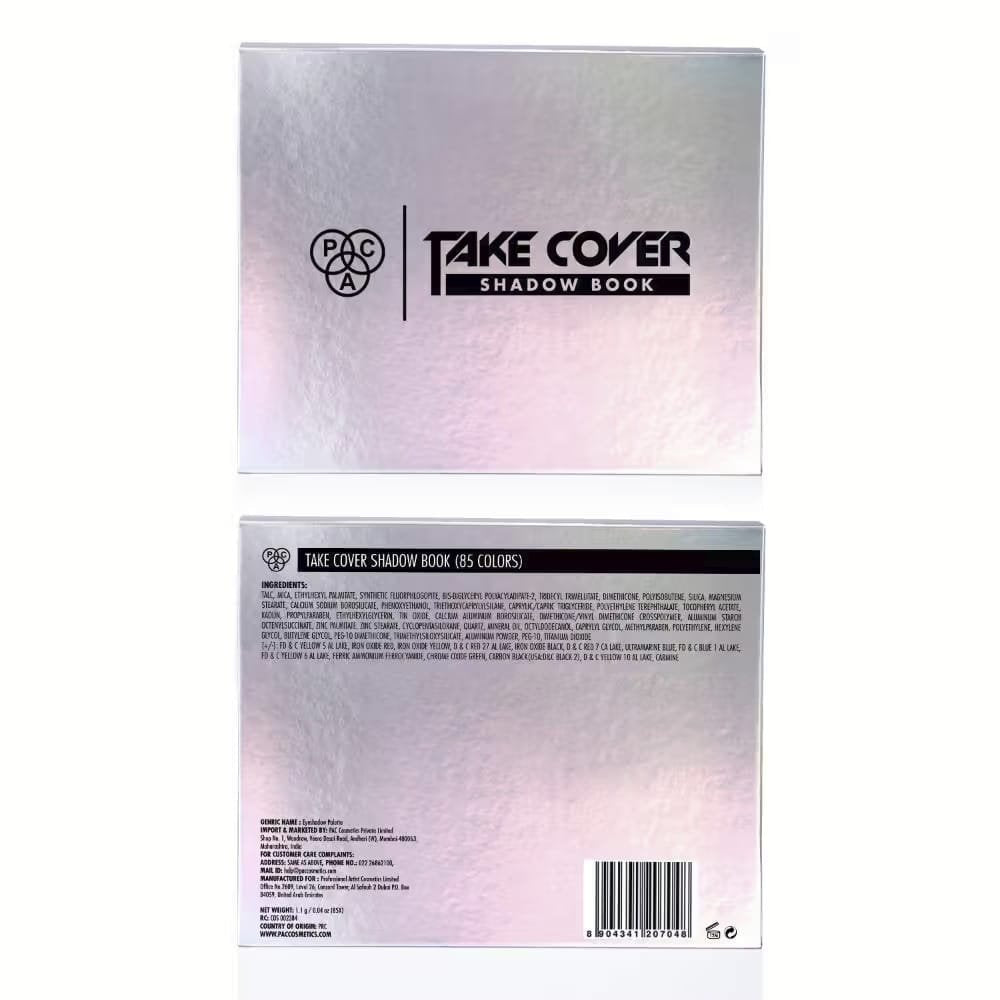PAC TAKE COVER EYE SHADOW BOOK X85