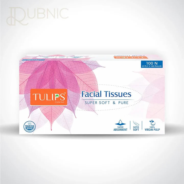 TULIP FACIAL TISSUE WIPES 100 PULLS